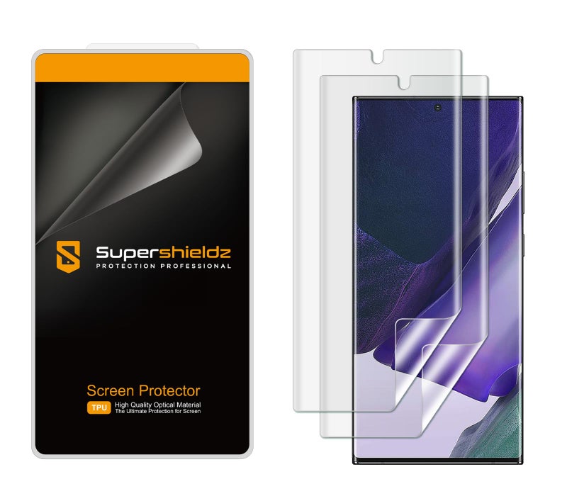 Supershieldz 2 Pack Designed for Samsung Galaxy Note 20 Ultra 5G Screen Protector High Definition Clear Shield TPU - Image 3