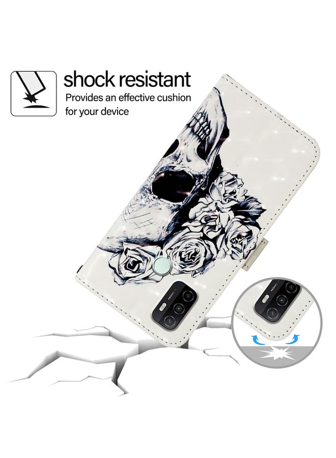 S-TOP Case For OPPO A11s 4G 3D Painting Horizontal Flip Leather Phone Case - Image 5