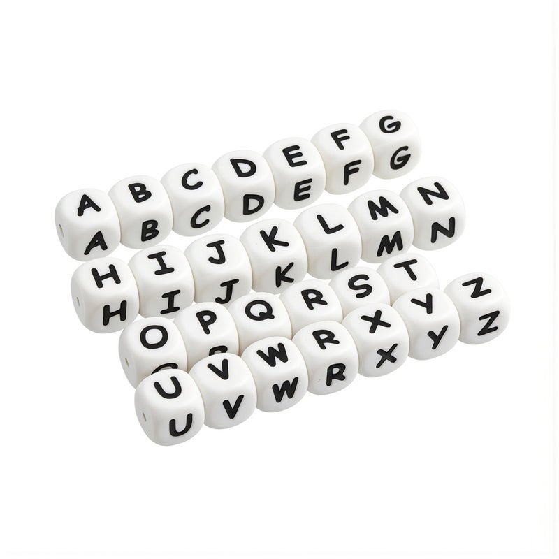 Lightweight Portable Alphabet Beads Compact 12mm for Travel On The Go DIY Craft - Image 3