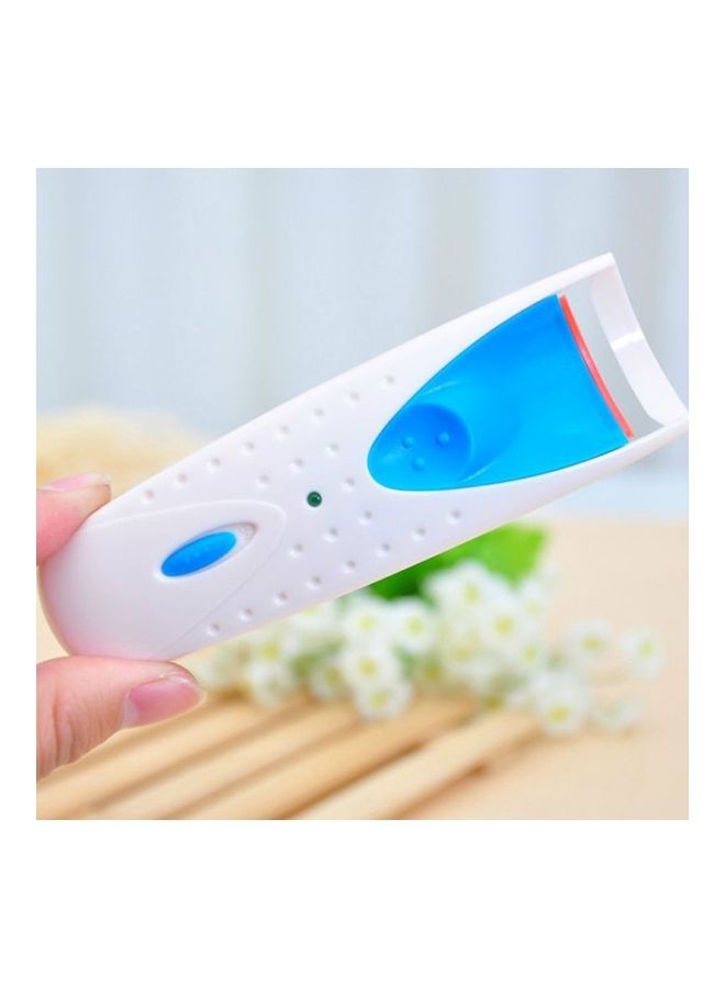 NIBEMINENT Electric Eyelash Curler White/Blue - Image 2