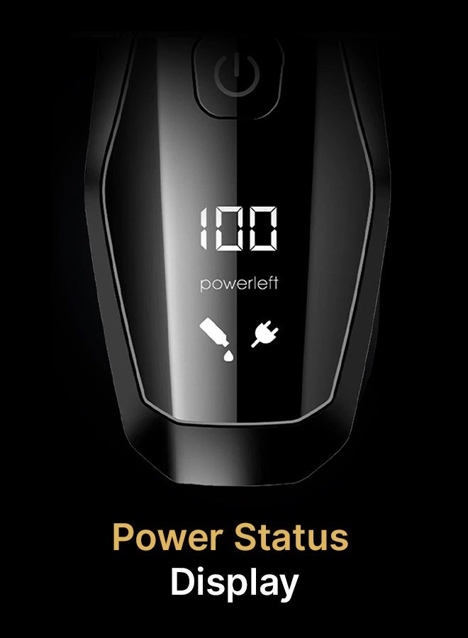 مينهود ماكينة حلاقة مينهود ٢.٠ اللاسلكية المقاومة للماء للرجال | أفضل تقنية للجسم بالكامل والبشرة الحساسة | ماكينة حلاقة شعر الجسم للرجال | شحن لاسلكي | إضاءة LED ٤٠٠٠ كلفن وشاشة عرض لحالة الطاقة | مدة تشغيل ١٥٠ دقيقة | ماكينة حلاقة متعددة الاستخدامات - Image 5