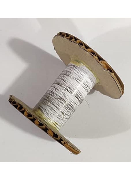 OMX OMX 48 Gauge Nichrome wire Heat Resistance Wire 00305mm Diameter 00012 Heating Coils For Foam Cutting Very Thin 10 Mtr  - Image 1