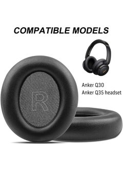 Generic Replacement Earpads Cushions for Anker Soundcore Headphones Q30 and Anker Q35, Life Q30 Earpads Headset Ear Cushions with Protein Leather Skin and Memory Foam  - Image 4