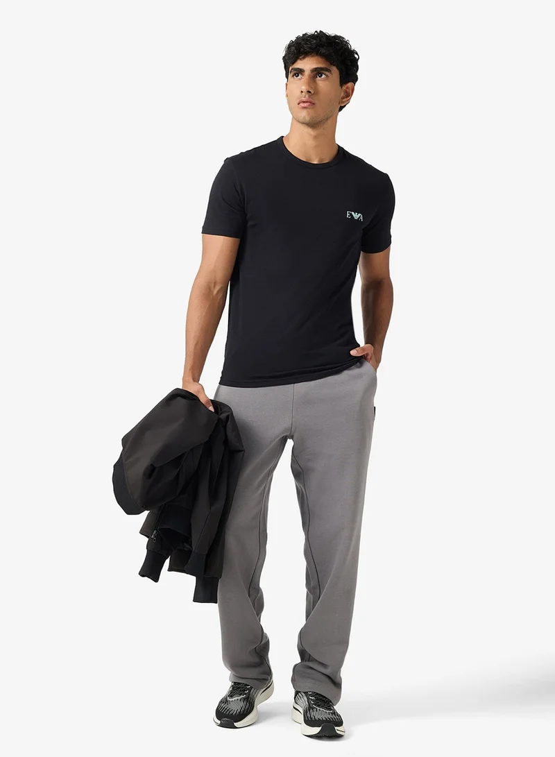 EMPORIO ARMANI  2 Pack Of Logo Crew Neck T-Shirt for Men | Best Price UAE