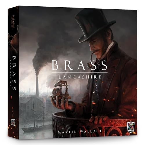 Roxley Games Brass: Lancashire - an Economic Strategy Game for 2-4 Players | Top 20 Board Game on Board Game Geek | Ages 14+ | Plays in 60-120 Minutes - Image 1