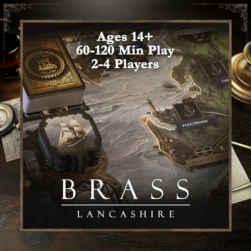 Roxley Games Brass: Lancashire - an Economic Strategy Game for 2-4 Players | Top 20 Board Game on Board Game Geek | Ages 14+ | Plays in 60-120 Minutes - Image 2