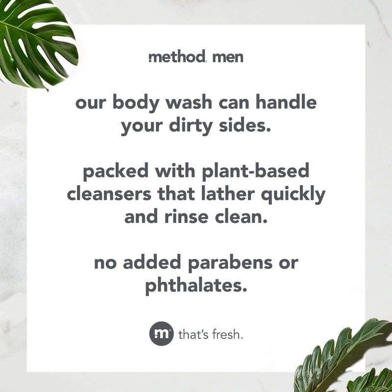 Method Men Body Wash, Juniper + Sage, Paraben and Phthalate Free, 18 fl oz (Pack of 1) - Image 3