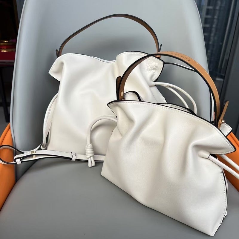 Luo Jiafu Bag Cowhide Women'S Bag Drawstring Bucket Bag Commuter Fashion Handbag Shoulder Crossbody Bag - Image 4