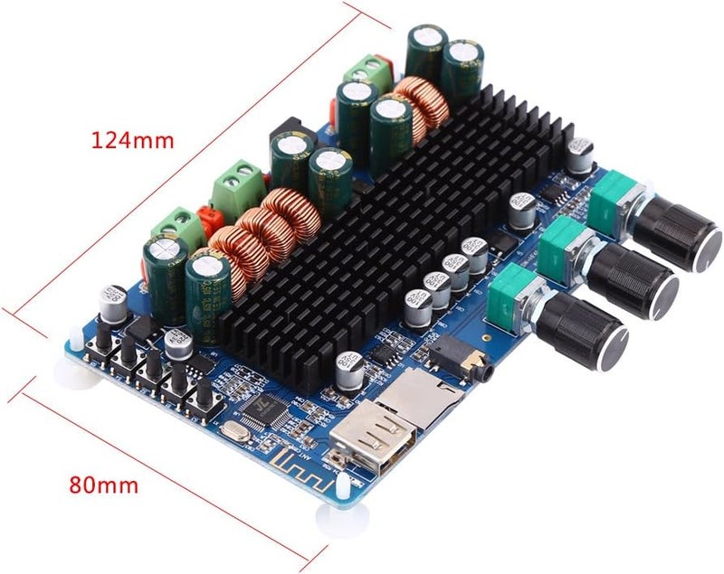 N/S/C nationwide deliver Power Amplifier Board, Digital 2.1 Channel Amplifier Board Bluetooth USB TF Input 50W+50W Stereo 100W Subwoofer Output Repeated use resistant selected material Assorted trendy color picks Ultra low price Trendy varied sizing alternatives Priority based order prep Certified local stock Global easy assemble picks Light & sturdy Elegant design Indoor outdoor use KSA approved quality Widely used design Popular practical build Growing sales Spec compliant trusted quality Match Saudi living habits First batch available Bestseller Daily universal pick Comfort grip Simple multi-color universal build Wide range usage design General standard crafted Stable domestic stock - Image 2
