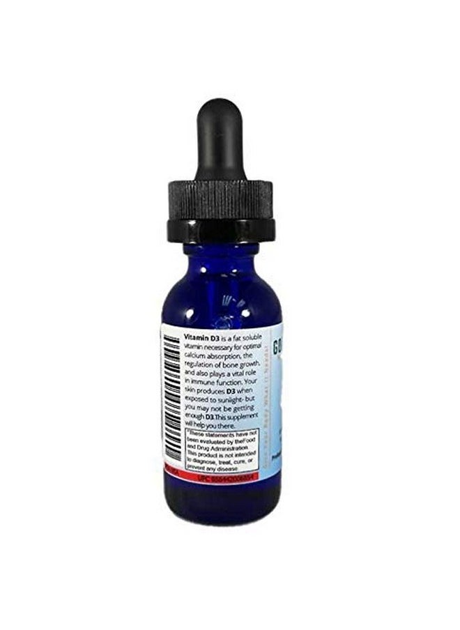 Good State Vegan Vitamin D3 100% Plant Sourced From Algae ; Vegan Professional Grade Supplement ; 1 Fluid Ounce Glass Bottle ; 300 Servings  - Image 4