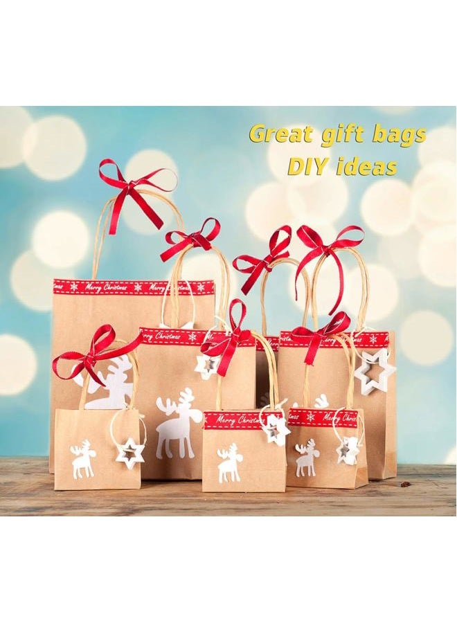 BagDream 10x5x13 Kraft Shopping Bags 100Pcs Brown Paper Bags Paper Gift Bags, Merchandise Bags, Retail Bags, Party Bags, 100% Recycled Paper Bags with Handles Bulk - Image 5