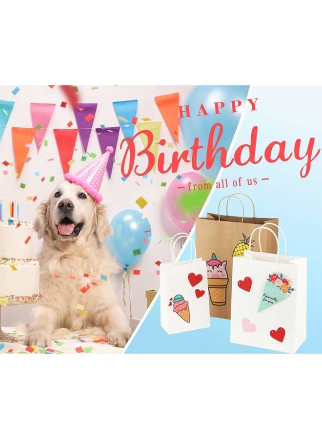 BagDream 10x5x13 Kraft Shopping Bags 100Pcs Brown Paper Bags Paper Gift Bags, Merchandise Bags, Retail Bags, Party Bags, 100% Recycled Paper Bags with Handles Bulk - Image 4