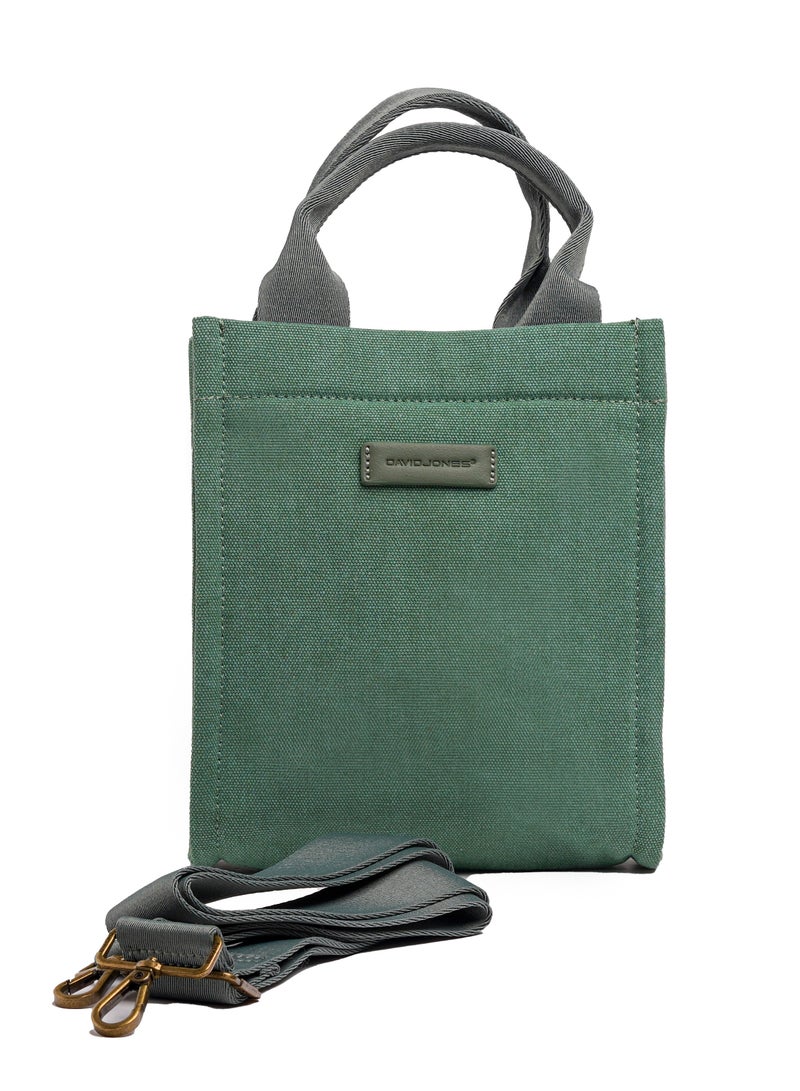 David Jones Everyday Velvet Vertical Bag model cm7001- David Jones velvet daily bag for fall and winter- Stylish Everyday Velvet Shopper and Tote bag - Image 1