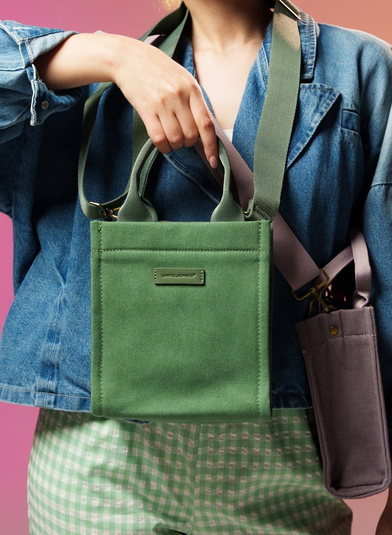 David Jones Everyday Velvet Vertical Bag model cm7001- David Jones velvet daily bag for fall and winter- Stylish Everyday Velvet Shopper and Tote bag - Image 4