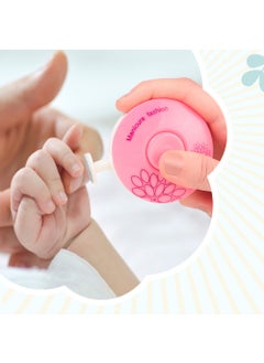 Hodaf Newborn Baby Nail File Battery Operated 6 Heads Children Nail Clipper Manicure Set Baby Care Nail Clipper  - Image 1