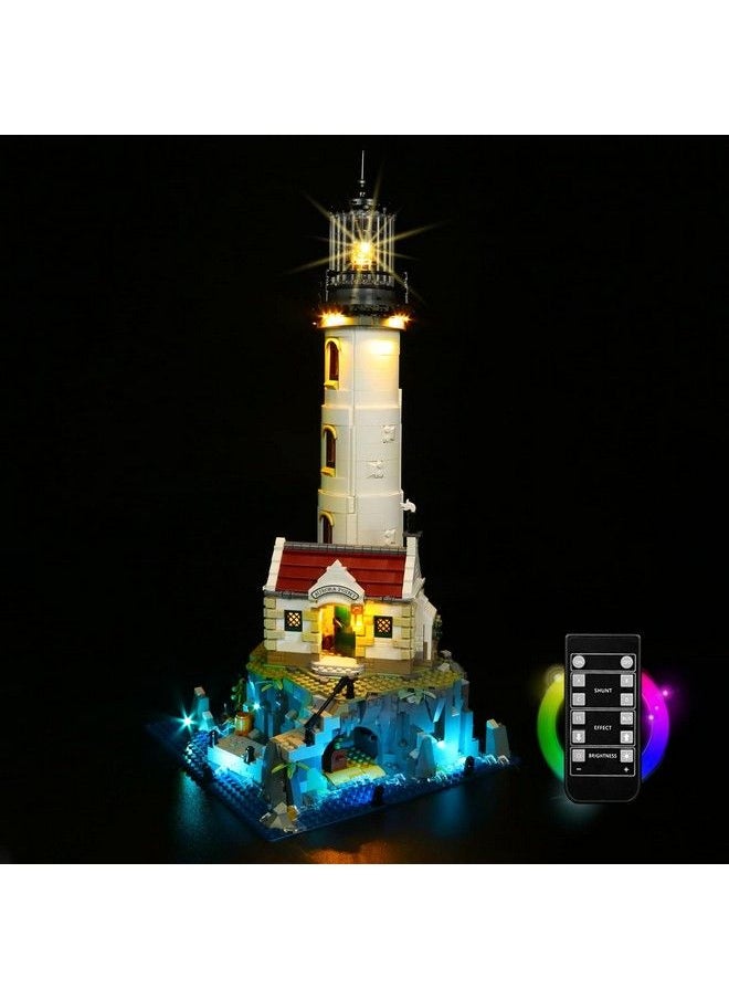 Vonado - Led Light Kit For Lego Motorized Lighthouse 21335(No Model) Decoration Lighting Kit Compatible With Lego 21335 Bricks Creative Diy Light Kit (Remote Control Version) - Image 1