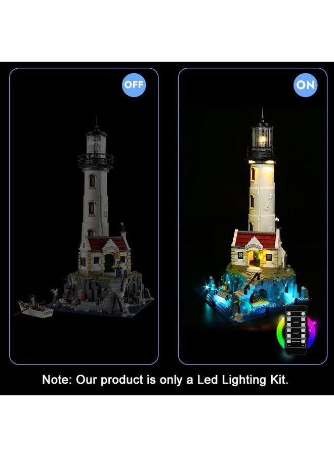 Vonado - Led Light Kit For Lego Motorized Lighthouse 21335(No Model) Decoration Lighting Kit Compatible With Lego 21335 Bricks Creative Diy Light Kit (Remote Control Version) - Image 1