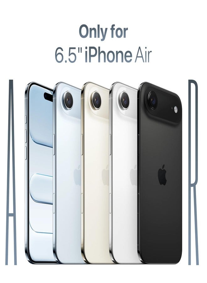 MAGEASY Compatible with iPhone Air 6.5" Thin Case - Super Lightweight, 0.7mm Ultra Thin, Compatible with MagSafe, Anti-Fingerprint - Lyte M (Ash) - Image 2