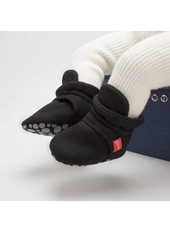 Babelvit Newborn Baby Boy Girl Soft Fleece Booties Stay On Infant Slippers Socks Shoe Non Skid Gripper Toddler First Walkers Winter Ankle Crib Shoes - Image 2