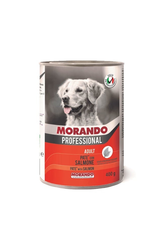 Morando patè dog salmon 400g Bundle x6 cans - Image 2
