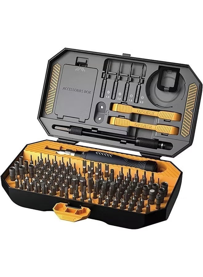 مجموعة مفككات Jakemy JM-8183 الدقيقة 145 في 1، رؤوس مغناطيسية قابلة للتغيير، مقابض فتح، وملقط لإصلاح الهواتف الذكية وأجهزة الكمبيوتر والإلكترونيات