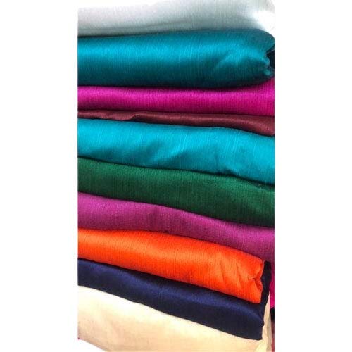 Bini Fabrics Banglori Raw Silk 45 Width Banglori Raw Silk Fabric Yellow Can Be Used for Dresses Crafting Ect 2 Meter - Image 3