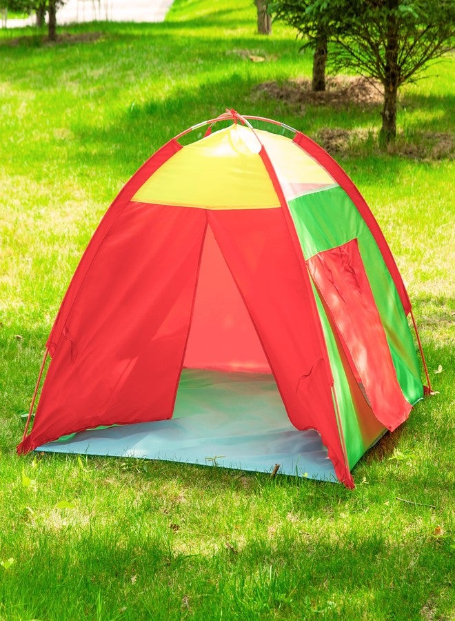 NARMAY® Toddler Play Tent - Primary Colors Dome Tent for Indoor/Outdoor Fun - 45×45×34 Inch - Image 2