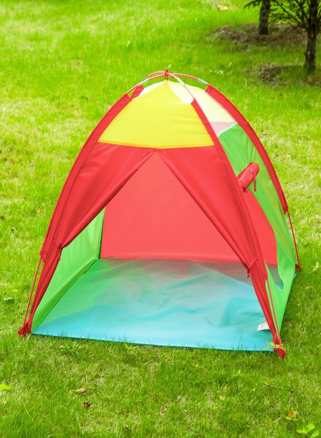 NARMAY® Toddler Play Tent - Primary Colors Dome Tent for Indoor/Outdoor Fun - 45×45×34 Inch - Image 3