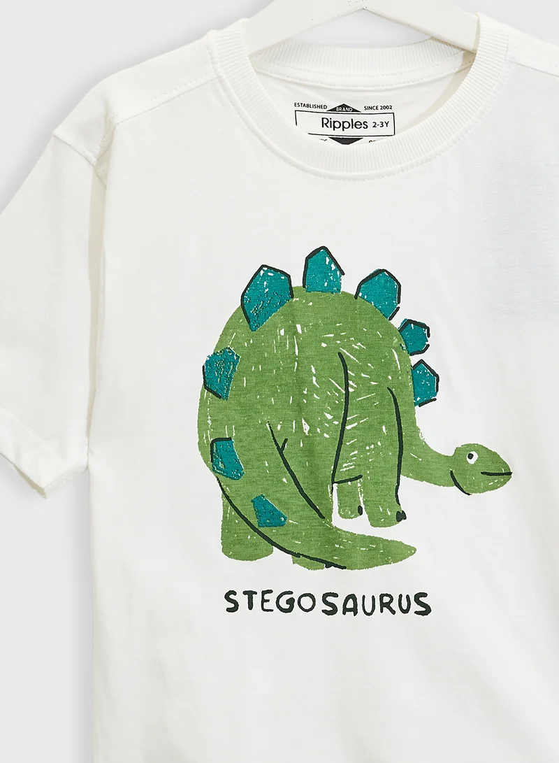 Ripples Boys Drop Shoulder T-shirt