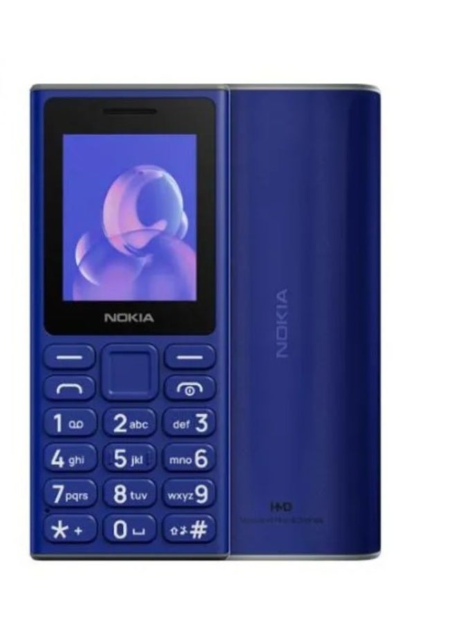 Nokia 108 Dual SIM TA-1627 Feature Phone - Blue - Image 2