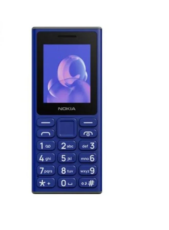 Nokia 108 Dual SIM TA-1627 Feature Phone - Blue - Image 1