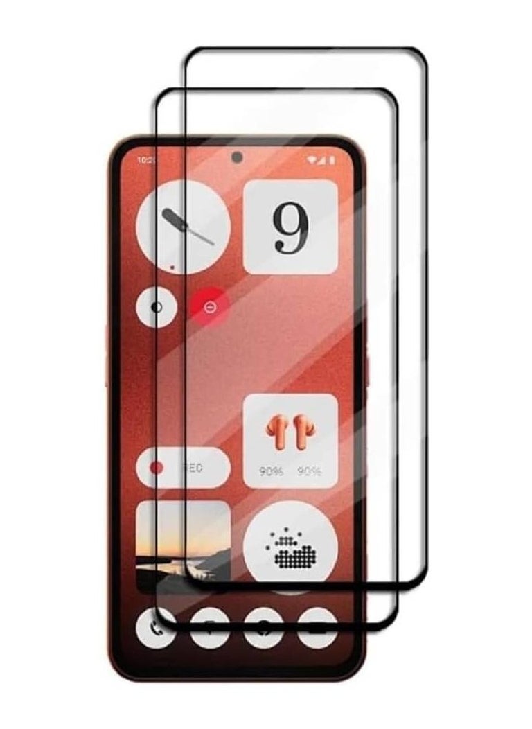 LIXES - 2 Pack Glass For Nothing CMF Phone 1 Tempered Glass Screen Protector 9H Hardness Antiscratch Screen Glass for Nothing CMF Phone 1 Anti Shatter Screen Film for Nothing CMF Phone 1 - Image 1