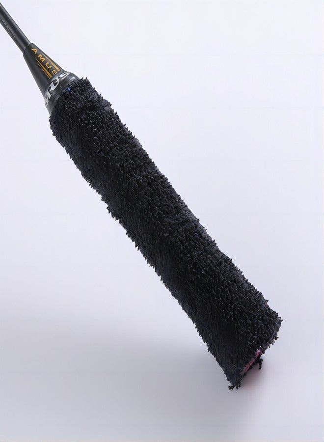 Ocean Racket Belt Badminton Hand Glue Outdoor Anti Slip Badminton Tennis Racket Handle Grip Bands Tape Sweat Band Black （1 pcs） - Image 1