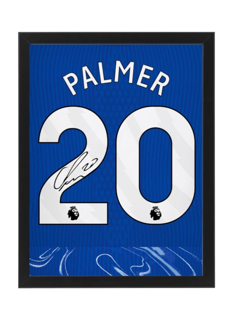Boomah Accessories - Cole Palmer Chelsea Shirt Autographed Framed Poster 30x40cm - Football Memorabilia, Soccer Collectible, Gift for Fans - Image 1