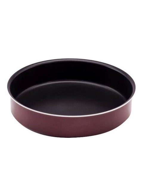 Tefal Armatal Round Oven Tray, Size 28 cm, Dark Red - 220714028 Red
