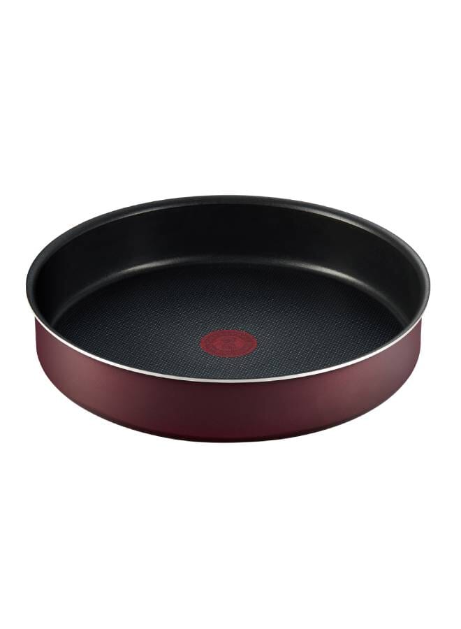 Tefal Armatal Round Oven Tray, Size 28 cm, Dark Red - 220714028 Red - Image 2
