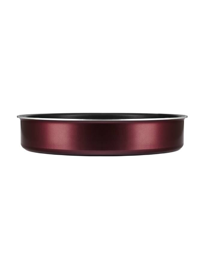 Tefal Armatal Round Oven Tray, Size 28 cm, Dark Red - 220714028 Red - Image 3