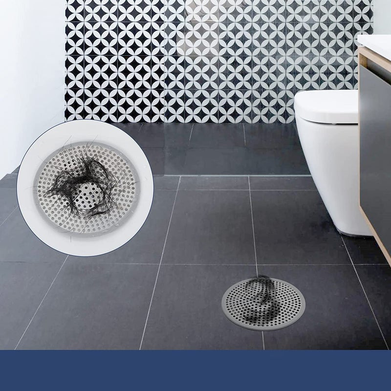 Stainless Steel Floor Drain Cover for Bathroom Hair Catcher - Image 3