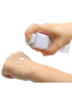 KASTWAVE Airless Lotion Bottle, Mini Scrub Lotion Dispensing Bottle Refillable with Rotary Pump Head, 30ml Cosmetic Small Jar for Shampoo Face Cream Foundation Liquid Storage 3 Pcs  - Image 3