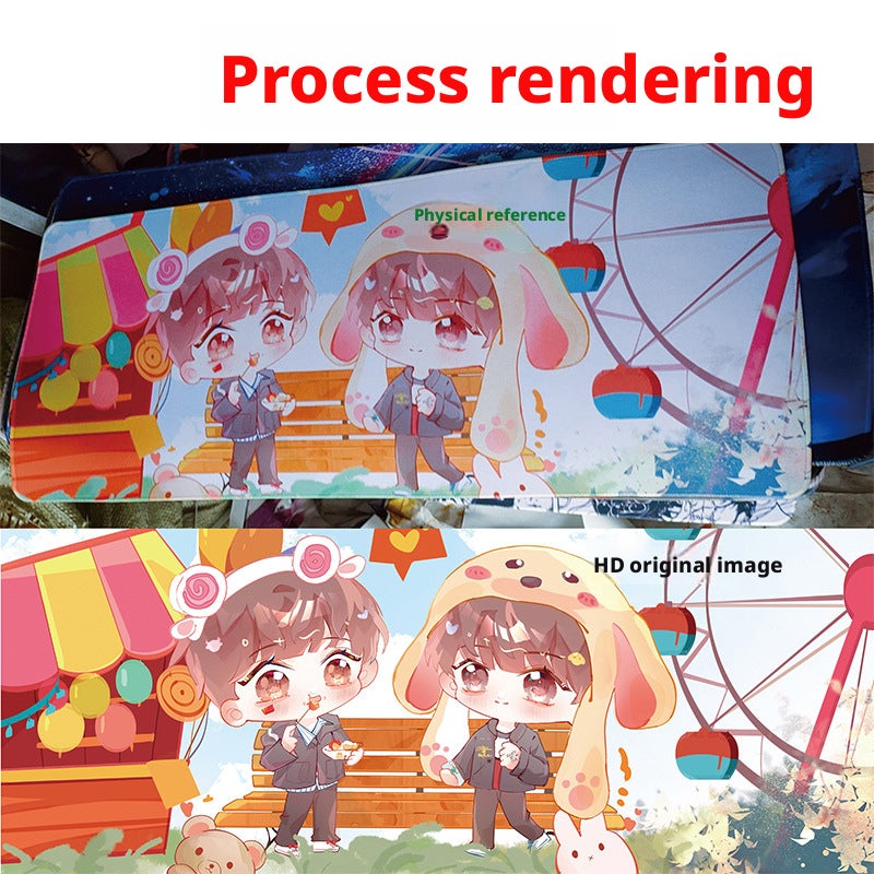 800x300mm Large Gaming Mouse Pad Desk Mat Non-Slip Natural Rubber - Image 3