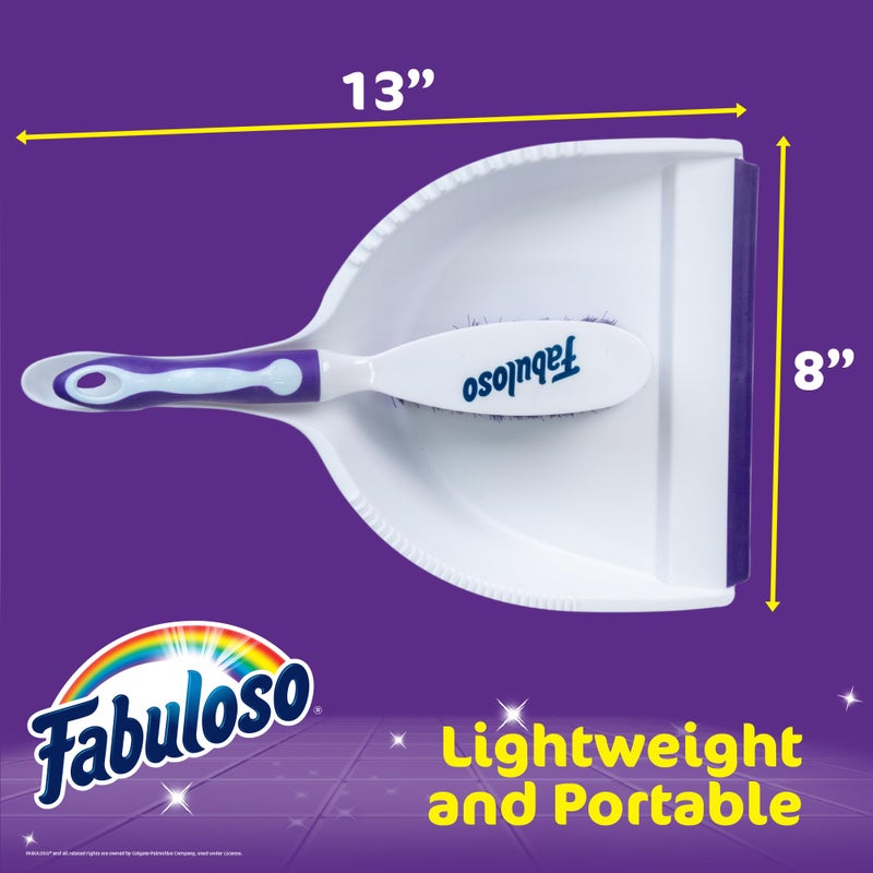 Fabuloso Brush and Dustpan Set â€“ Compact Dust Pan and Brush Set with Snap-Together Storage and Hanging Hole - Image 5