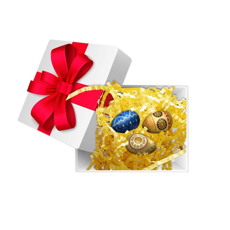 DIY Crafts طقم حرف يدوية من 5 قطع، أصفر، ورق مقطع مموج للتغليف والهدايا - طقم أصفر (طقم من 5 قطع، أصفر) - Image 5