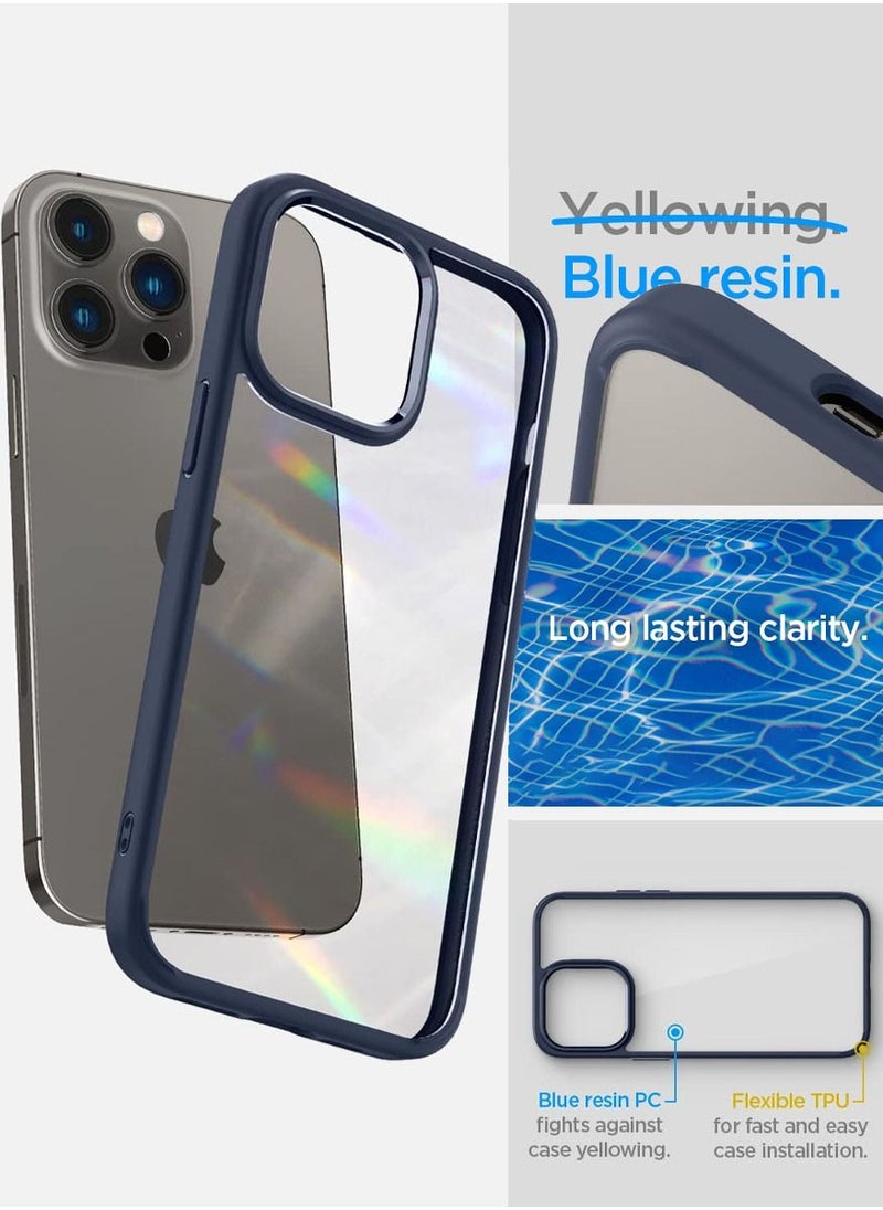 Spigen Ultra Hybrid iPhone 14 Pro Case Cover - Navy Blue  - Image 2