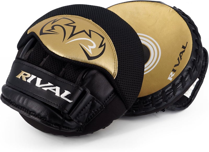RIVAL Boxing RPM5 2.0 Parabolic Punch Mitts - Perfect for Precision and Combination Punching, 7" Diameter Striking Surface - Image 3