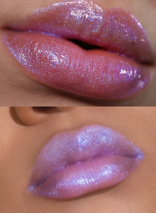 Milani Stellar Lights Holographic Lip Gloss #02 Iridescent Blue – High-Shine, Multi-Dimensional Finish | Lightweight, Non-Sticky Formula | 6ml - Image 4