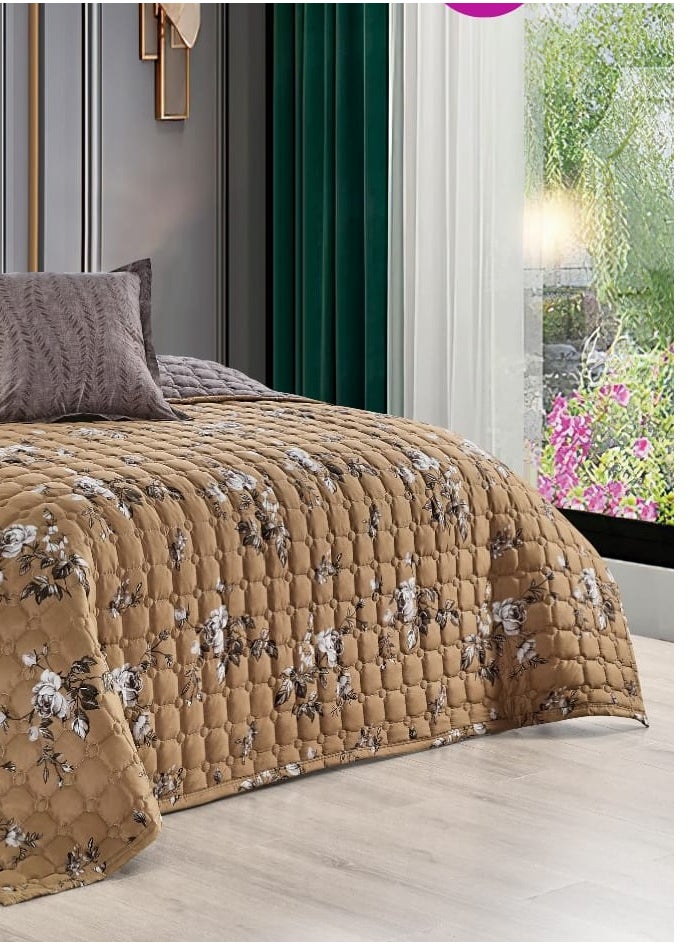 Moon Quilt set, one person, consisting of 4 pieces, polyester comforter, size 160 by 220 cm  - Image 2