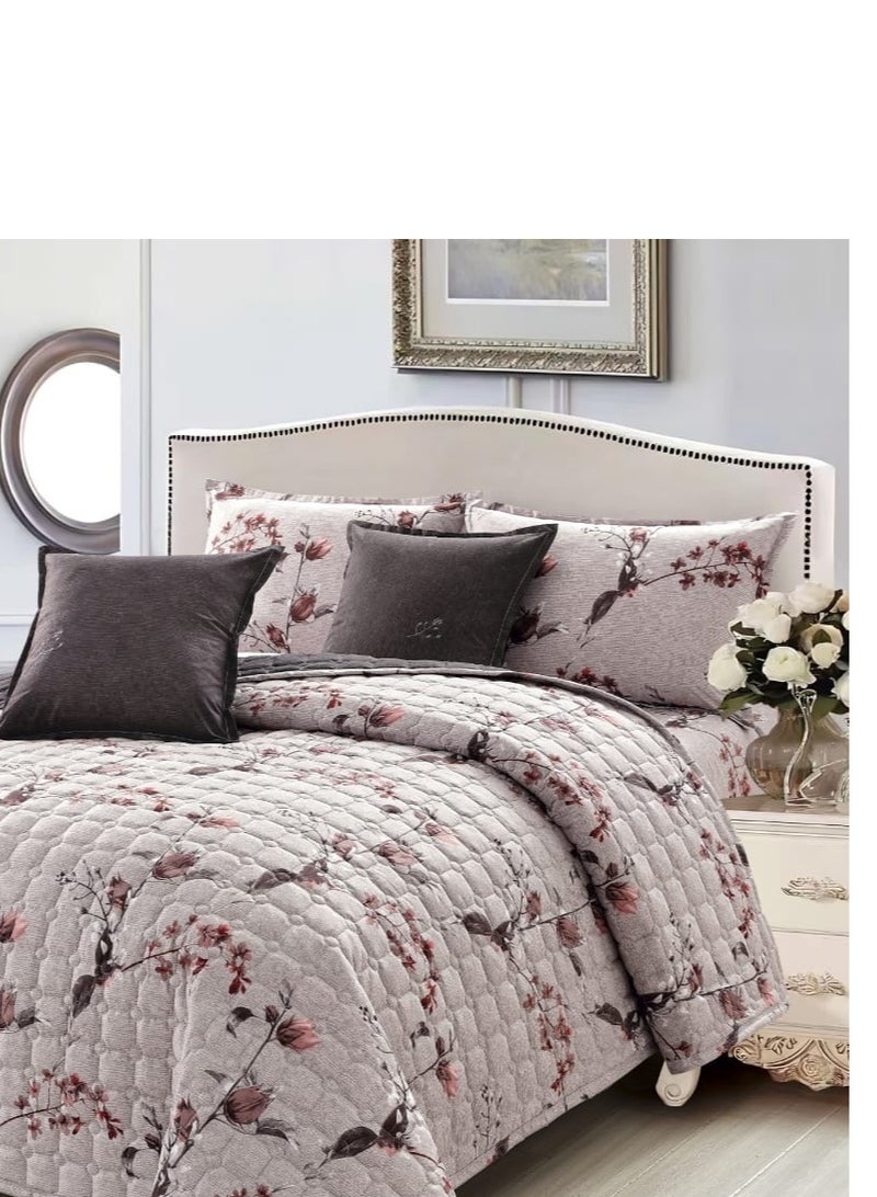 Moon Quilt set, one person, consisting of 4 pieces, polyester comforter, size 160 by 220 cm - Image 2