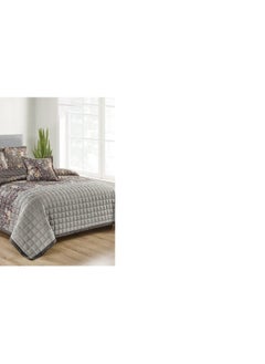 Red Rose Quilt set, one person, consisting of 4 pieces, polyester comforter, size 160 by 220 cm  - Image 3