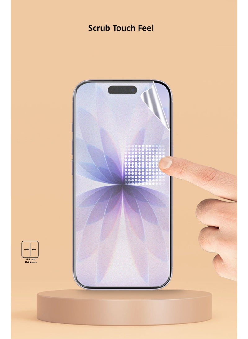 Techie iPhone 17 Screen Protector – Full HD Hydrogel Film, Explosion-Proof, Full Coverage, Anti-Scratch, Bubble-Free, Easy Installation (Hoco Series) - Image 3