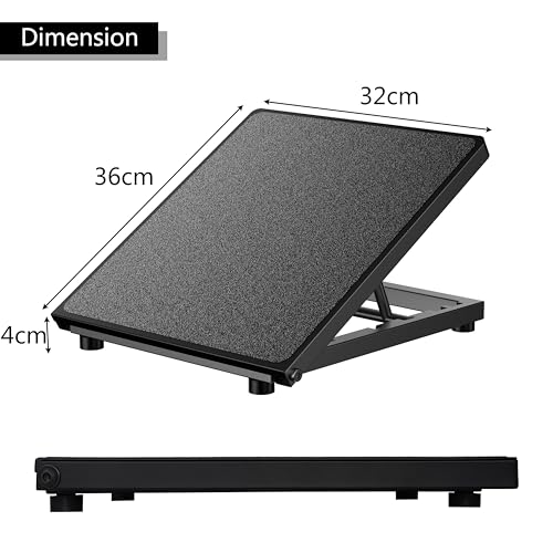 Tamisom Professional Steel Slant Board Calf Stretcher Adjustable Balance Board with Non-Slip Surface for Ankle and Foot Stretching - Image 2